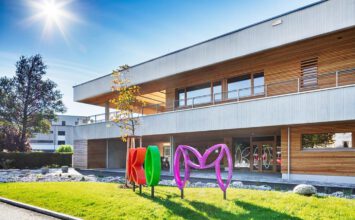 Thaler Bauprojekte - Kinderzentrum „KIM“ St. Johann, Außenansicht
