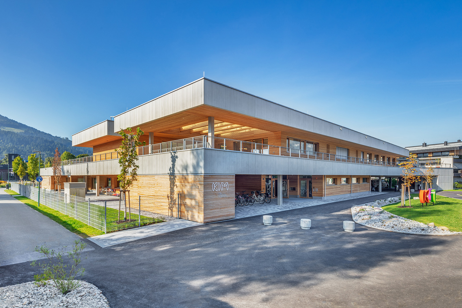Thaler Bauprojekte - Kinderzentrum „KIM“ St. Johann, Außenansicht