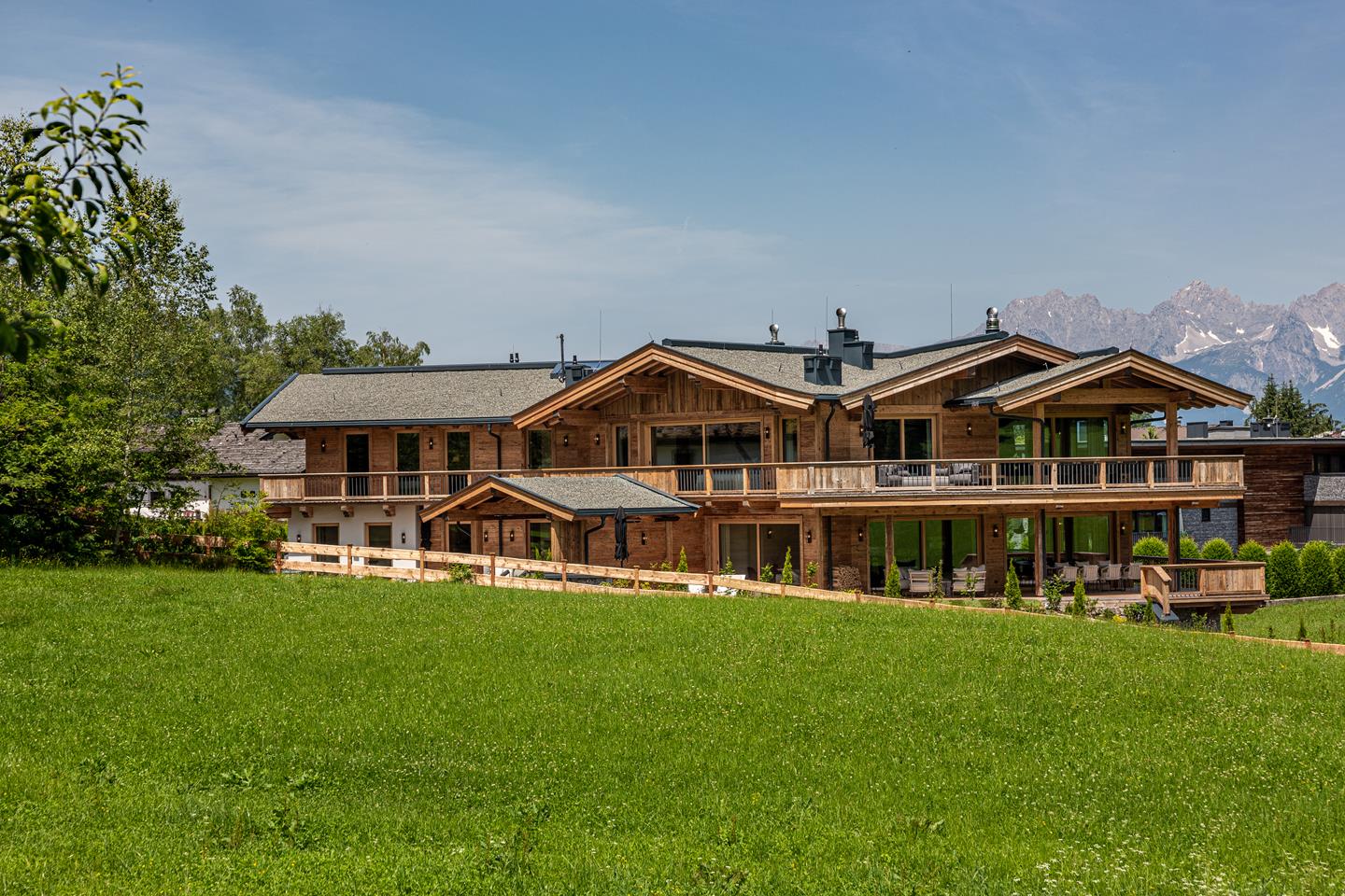 Thaler Bauprojekte - Neubau Wohnhaus "Diamond Hills" in Kitzbühel - Aussenansicht